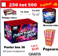 Gratis van 250 tot 500 euro